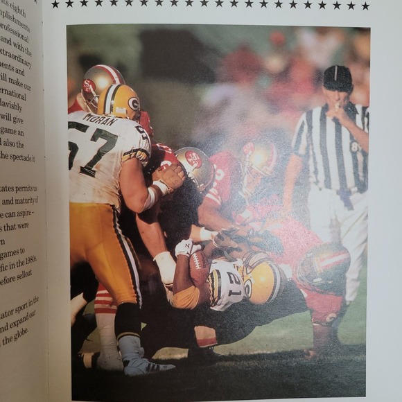 NFL Official History of Pro Football Vintage Book 1990 - Picture 6 of 7